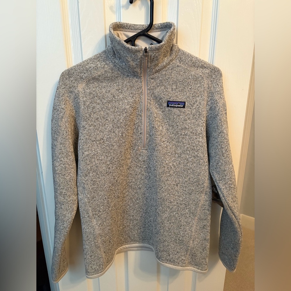 Patagonia Womens better sweater 1/4 zip fleece pullover size small